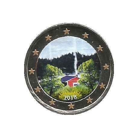 Finlandia. 2018. 2 Euro (SC) Coloreada