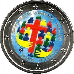 Portugal. 2023. 2 Euro (SC) Coloreada