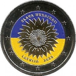 Letonia. 2023. 2 Euro (SC) Coloreada