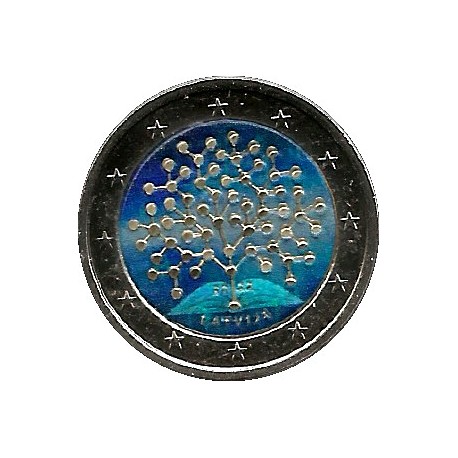 Letonia. 2022. 2 Euro (SC) Coloreada