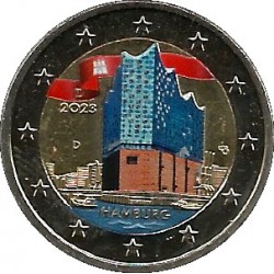 Alemania. 2023. 2 Euro (SC) Coloreada