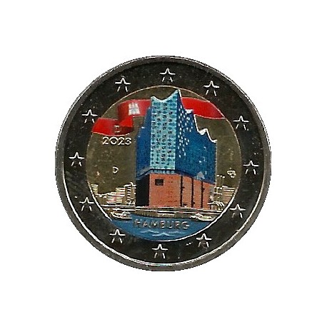 Alemania. 2023. 2 Euro (SC) Coloreada