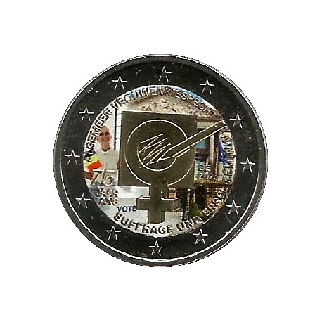 Bélgica. 2023. 2 Euro (SC) Coloreada