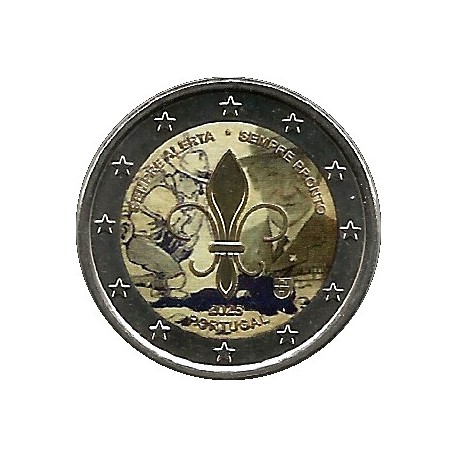 Portugal. 2025. 2 Euro (SC) Coloreada