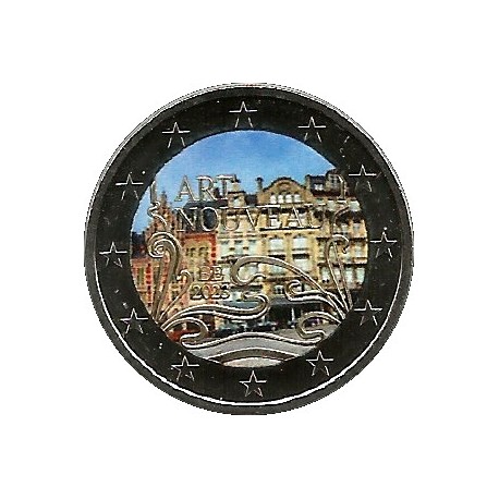 Bélgica. 2023. 2 Euro (SC) Coloreada