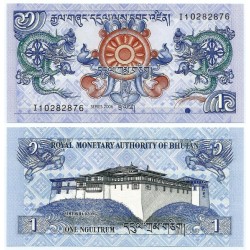 (27a) Bhutan. 2006. 1 Ngultrum (SC)