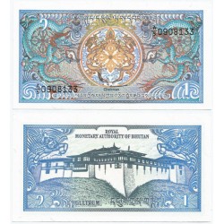 (12b) Bhutan. 1986. 1 Ngultrum (SC)