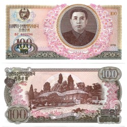 (22a) Corea del Norte. 1978. 100 Won (SC)