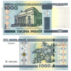 (28b) Bielorrusia. 2000. 1000 Rublei (SC)
