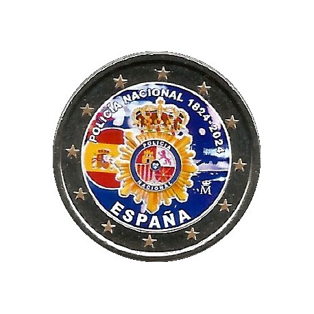 España. 2024. 2 Euro (SC) Coloreada