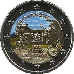 Eslovaquia. 2023. 2 Euro (SC) Coloreada