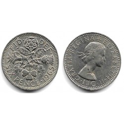 (903) Gran Bretaña. 1965. 6 Pence (MBC+)