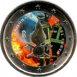 Italia. 2020. 2 Euro (SC) Coloreada