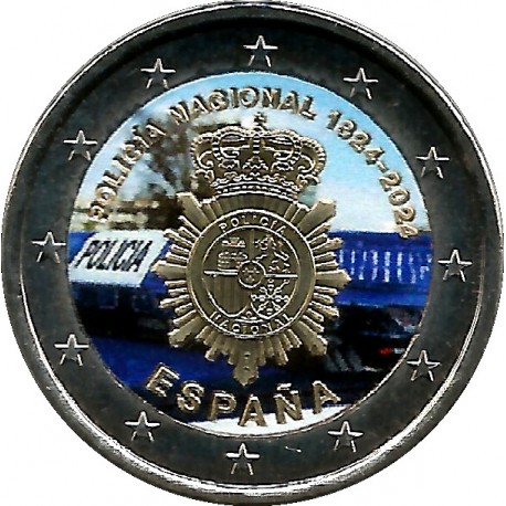 España. 2024. 2 Euro (SC) Coloreada