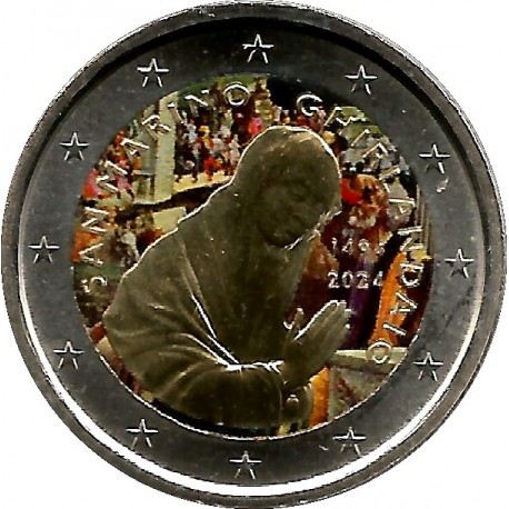 San Marino. 2024. 2 Euro (SC) Coloreada