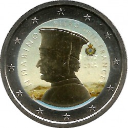 San Marino. 2022. 2 Euro (SC) Coloreada