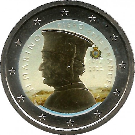 San Marino. 2022. 2 Euro (SC) Coloreada