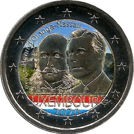 Luxemburgo. 2020. 2 Euro (SC) Coloreada