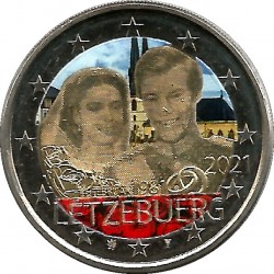 Luxemburgo. 2021. 2 Euro (SC) Coloreada