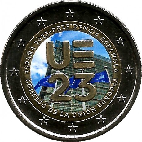 España. 2023. 2 Euro (SC) Coloreada