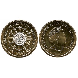 Australia. 2022. 2 Dollars (SC) Frontline Workers