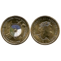 Australia. 2020. 2 Dollars (SC) 75 Aniv. Final II G.M.