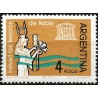 Argentina. 1963. 4 Pesos (Nuevo, con señal de fijasellos) Monumentos de Nubia