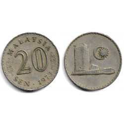 (4) Malasia. 1973. 20 Sen (BC)