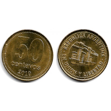 (111.1) Argentina. 2010. 50 Centavos (MBC+)