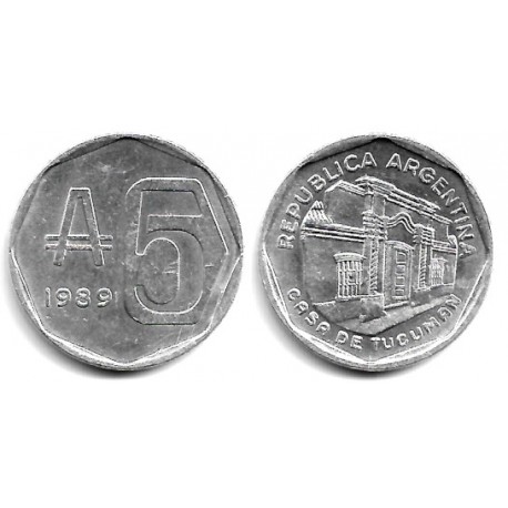 (101) Argentina. 1989. 5 Australes (SC-)