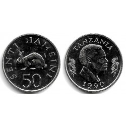 (26) Tanzania. 1990. 50 Senti (SC)