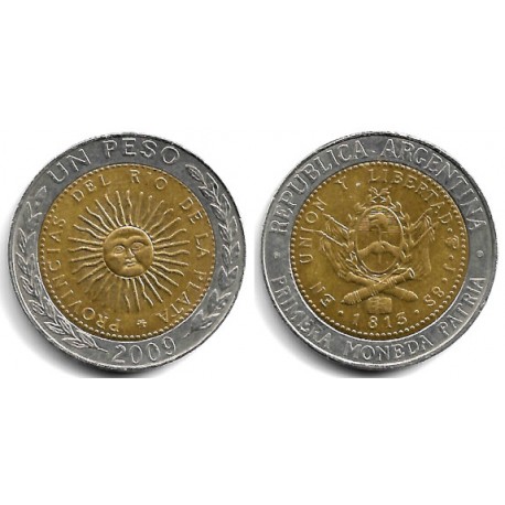 (112.1) Argentina. 2009. 1 Peso (MBC)