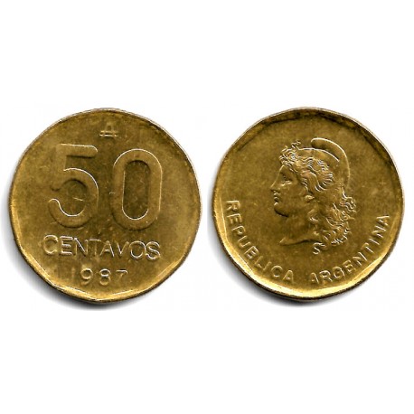 (99) Argentina. 1987. 50 Centavos (EBC)