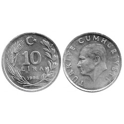 (964) Turquía. 1988. 10 Lira (SC-)