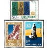 Uruguay. Sin Fecha. Serie Completa (Nuevo, con señal de fijasellos) Monumentos de Nubia