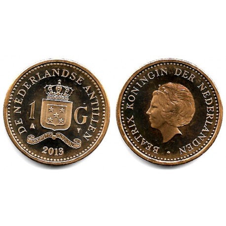 (37) Antillas Neerlandesas. 2013. 1 Gulden (SC)