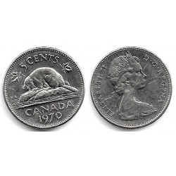 (60.1) Canadá. 1970. 5 Cents (MBC)