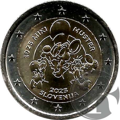 Eslovenia. 2025. 2 Euro (SC) Miki Muster