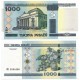 (28b) Bielorrusia. 2000. 1000 Rublei (SC)