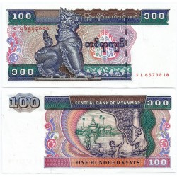 (74b) Myanmar. 1990. 100 Kyats (SC)