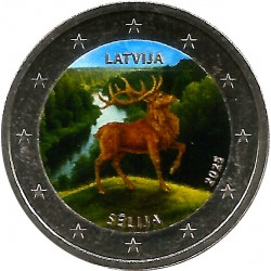 Letonia. 2025. 2 Euro (SC) Coloreada
