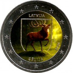 Letonia. 2025. 2 Euro (SC) Coloreada