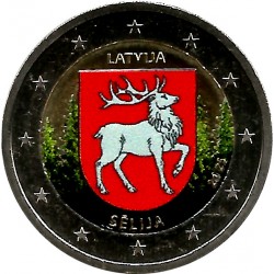 Letonia. 2025. 2 Euro (SC) Coloreada