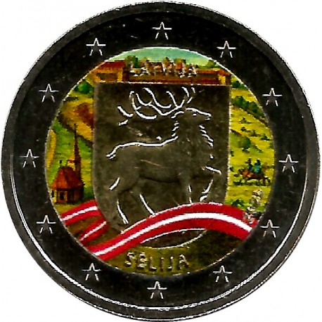Letonia. 2025. 2 Euro (SC) Coloreada