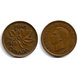 (32) Canadá. 1938. 1 Cent (MBC)