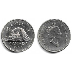 (182) Canadá. 1999. 5 Cents (MBC)