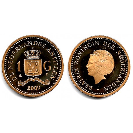 (37) Antillas Neerlandesas. 2009. 1 Gulden (SC)