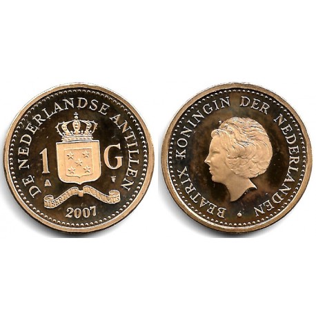 (37) Antillas Neerlandesas. 2007. 1 Gulden (SC)