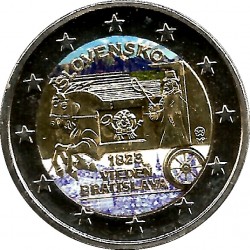 Eslovaquia. 2023. 2 Euro (SC) Coloereada