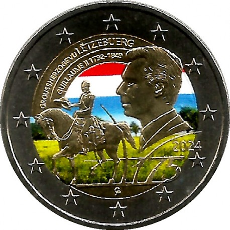 Luxemburgo. 2024. 2 Euro (SC) Coloreada